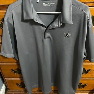 Under Armour - Grey Vanderbilt Polo. Gently wore a couple times. Great condition